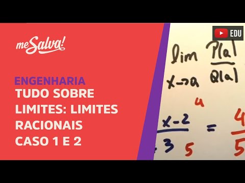 Me Salva! Cálculo - Tudo sobre Limites - Limites racionais casos 1 e 2