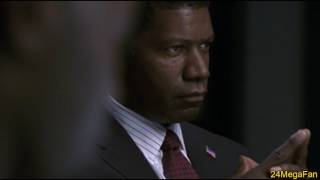 President Palmer learns about the Undercover Salazar Operation - 24 Season 3