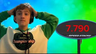 7.79 3x3 Average of 5! (PB)