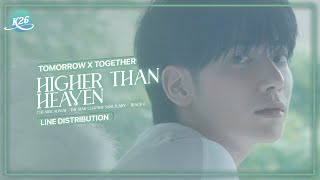 Download lagu TXT (투모로우바이투게더) ~ Higher Than Heaven ~ Line Distribution mp3