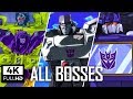 TRANSFORMERS: DEVASTATION All Boss Battles 4K 60FPS Ultra HD