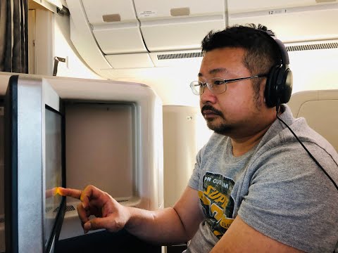 國泰航空A350-1000的商務座椅配置跟Dragonair頭等客艙一模一樣 可以全平躺下來的