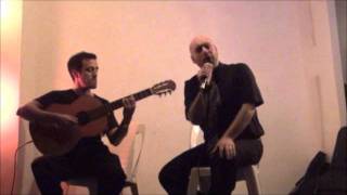 Hernan cucuza Castiello y Maximiliano moscato Luna  con el tango EL ADIOS  en Floreal Milonga