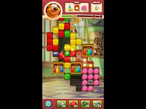 Toon Blast Level 7444 - NO BOOSTERS 🐻🐺🐱 | SKILLGAMING ✔️