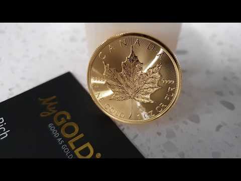 1080p | 1oz GOLD Maple Coins | Royal Canadian Mint 😍