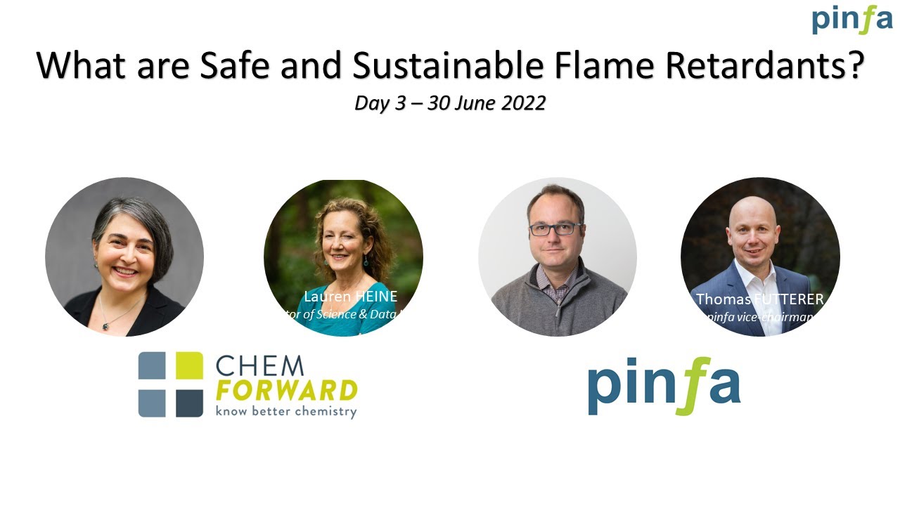 pinfa - What are Safe and Sustainable Flame Retardants (Day 3)