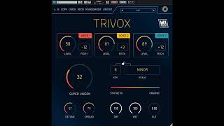 Video thumbnail for W. A. Production『TriVox』 by ひろぽんのDTM Lab