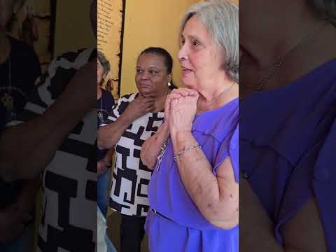 Entrada da procissão na capela da Casa de Maria. 02/08/26 #cancaonova #fe #filhos #nossasenhora #paz