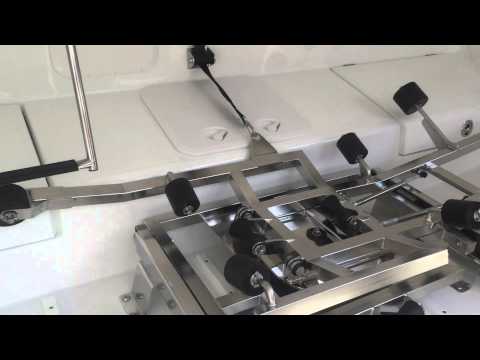 Jeanneau 64 yacht transom and dinghy / tender garage by: Ian Van Tuyl