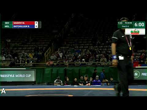 Final 5-6 FS - 65 kg: M. SAIDOVI (GEO) v. B. BATCHULUUN (MGL)