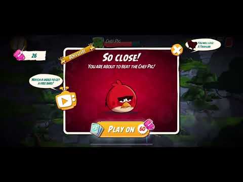 Angry birds 2 | defeating king pig level 160 (21/12/2022)
