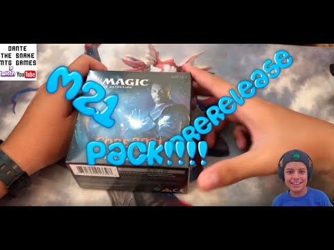 MTG Unboxing M21 Core Set Prerelease pack!!! Very Good Pulls!