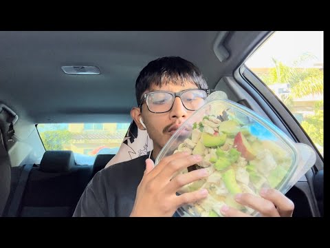 ASMR CAR EATING RAMBLE 🍽️ 🚘
