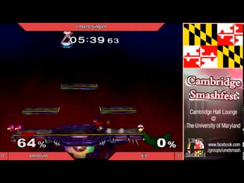 UMD Smashfest 2/7/14 - emoDinosaur vs Ed Losers Semis