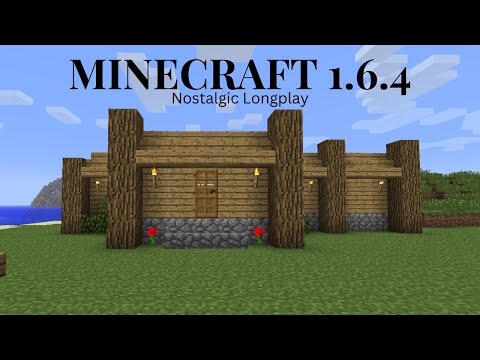 Nostalgic, Old Minecraft 1.6.4 Longplay [No Commentary] Fall Asleep Fast!