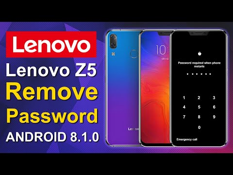 Lenovo Z5 Hard Reset Password Android 8.0.1 Without PC