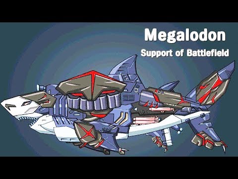Dino Robot Battle Arena: Megalodon (Support Skin) | Eftsei Gaming