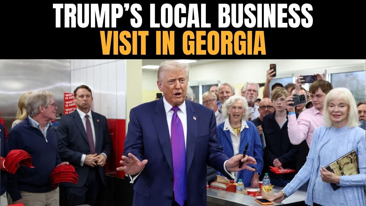 LIVE: US President Donald Trump Visits Local Business in Rome, Georgia | Firstpost