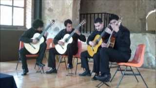 Baiao de Gude Paulo Bellinati by Tetraktys Guitar Quartet in Taxco