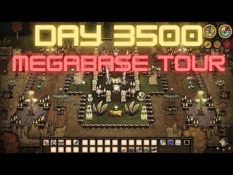 Don't Starve Together - Day 3500+ Megabase Tour DST Base