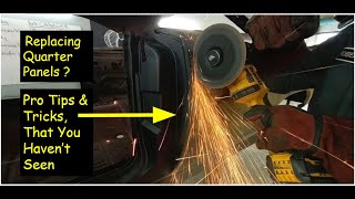 Quarter panel Replacement - Fixing the WORST ! Quarter Panel job I've Seen   D.I.Y.Auto Restoration