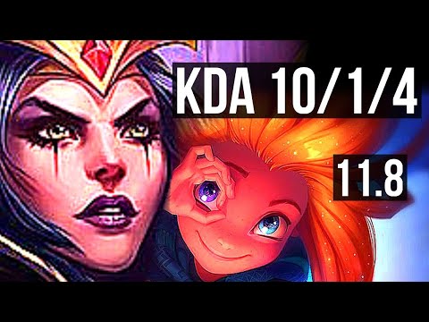 LEBLANC vs ZOE (MID) | 72% winrate, 10/1/4, Dominating | KR Challenger | v11.8