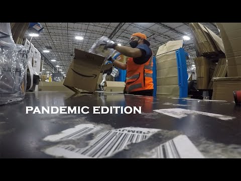 Part of a video titled DAY in the LIFE of an AMAZON PACKER - YouTube