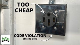 Correcting 3 Mistakes on a 240V Outlet Install