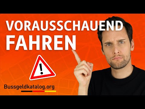Welches Verhalten ist beispielhaft für "vorausschauendes Fahren"? 🤓 Kennt ihr die Antwort?