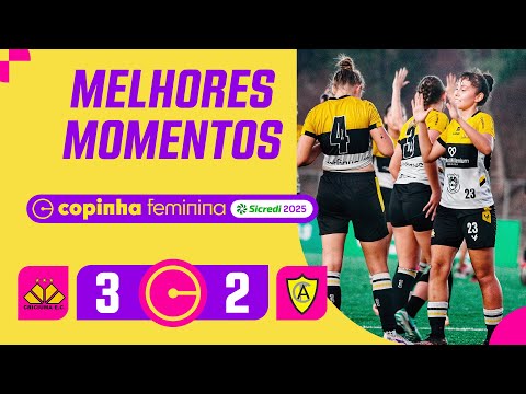CRICIÚMA 3 X 2 ALIANÇA-GO | MELHORES MOMENTOS | 2ª RODADA | COPINHA FEMININA SICREDI 2025