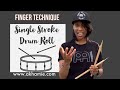 Drum Stick Technique | How to do a Single Stroke Drum Roll | Fast Finger Technique | Meinl Drum Pad