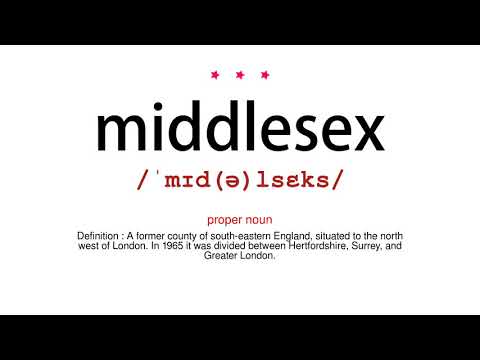 How to pronounce middlesex - Vocab Today