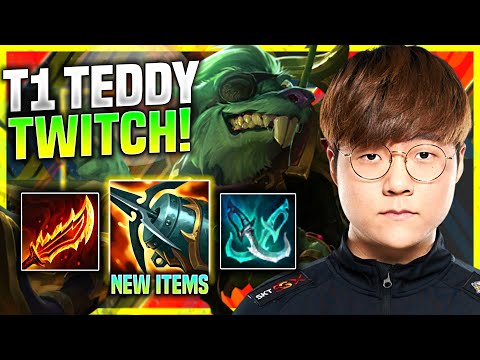 TEDDY TEST HOW BROKEN IS TWITCH WITH NEW ITEM KRAKEN SLAYER! - T1 Teddy Plays Twitch ADC vs Kog'Maw!