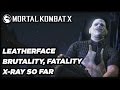 Leatherface Fatality Brutality And X Ray Mortal Kombat X Official Gameplay
