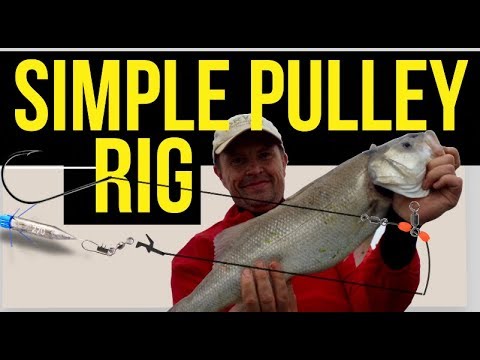 Simple Pulley rig - How to tie this Bass catching rig