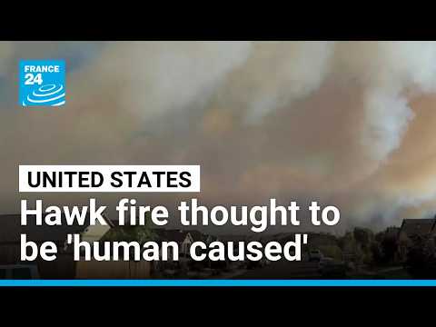 'Scared to death': Over 40,000 people evacuated as Nevada's Hawk fire spreads