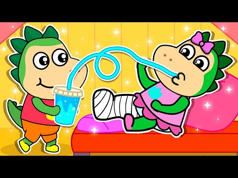 Oh no! ???? Sparkle has Broken her Leg! Health Tips and Other Stories for Kids by Fire Spike