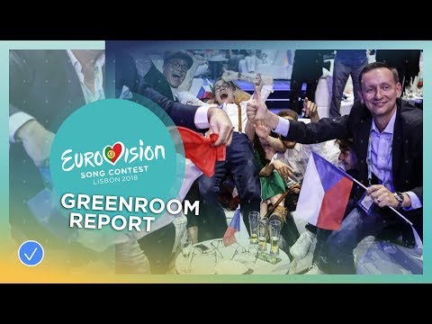 Emotions in the greenroom during the first Semi-Final of the 2018 Eurovision Song Contest