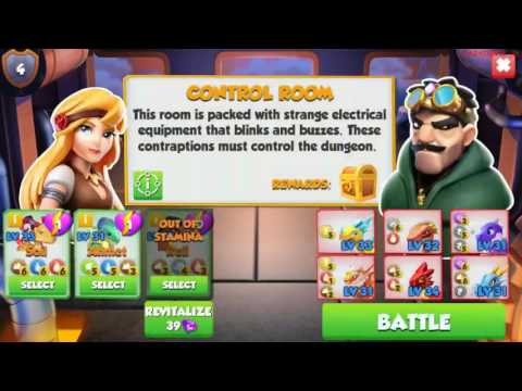DRAGON MANIA LEGENDS BATTLE THE DAILY DUNGEON 20-10-2016
