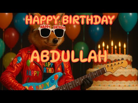 Happy Birthday Abdullah