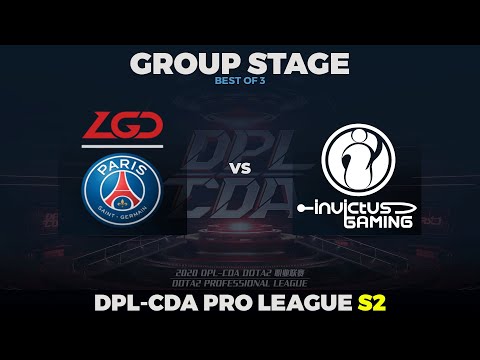 PSG.LGD vs Invictus Gaming Game 1 - DPL-CDA Season 2: Group Stage w/ MLP & johnxfire