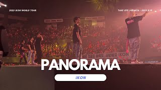 Download lagu iKON 아이콘 - PANORAMA - Take Off Jakarta - 231119 | Fancam mp3