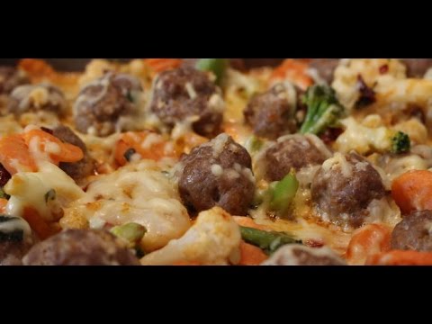 Der schnelle Low Carb Hackfleisch Gemüseauflauf - gesundes Fitnessrezept