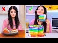 8 DIY रेनबो फ़ूड Vs नार्मल फ़ूड चैलेंज