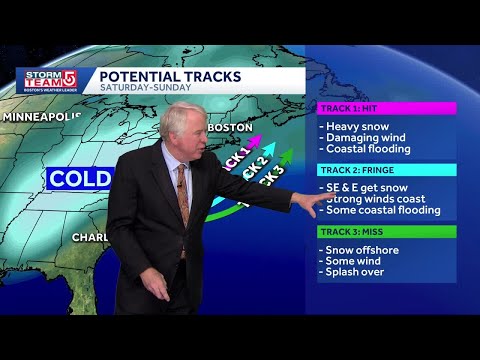 Video: Another cold night, next snow threat develops Sunday for Massachusetts