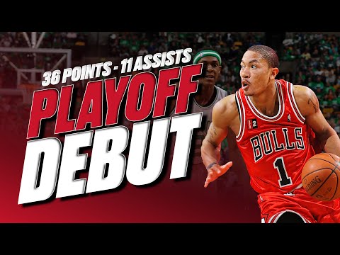 Derrick Rose's HISTORIC Playoff Debut vs. Boston (Full Highlights)