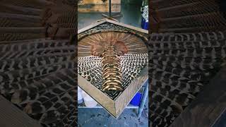 Turkey Feather Art**  #taxidermy #turkey #art #artist #hunting #turkeyhunting
