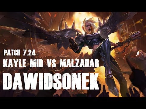Best Kayle World - "Dawidsonek" in Midlane vs Malzahar | Master Tier | Patch 7.24