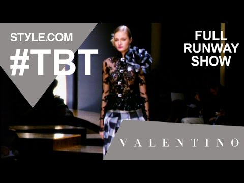 Valentino’s Haute Couture Spring 2001 Collection - Full Runway Show - Style.com