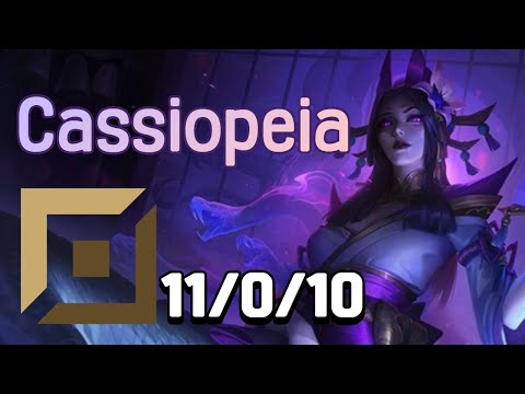 Cassiopeia vs Shen TOP Rank KR Challenger Patch 12.16